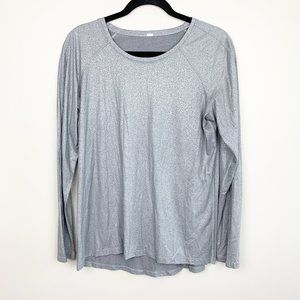 Lululemon Emerald Long Sleeve Foil Luminosity Top